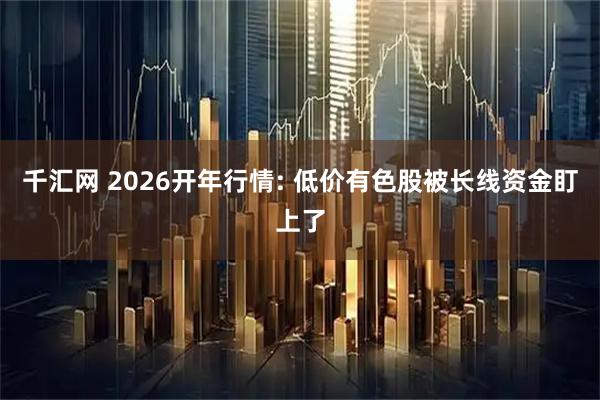 千汇网 2026开年行情: 低价有色股被长线资金盯上了