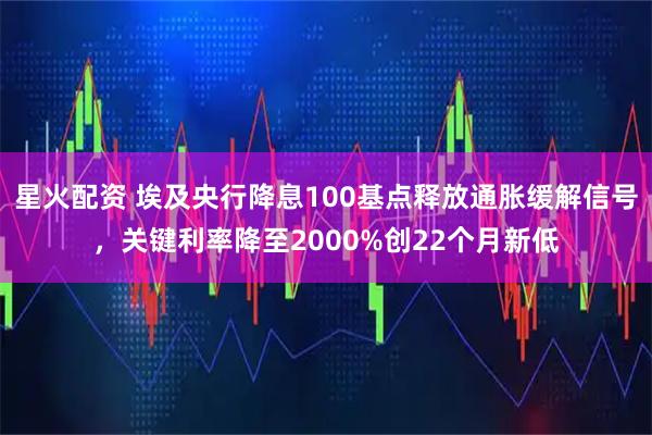 星火配资 埃及央行降息100基点释放通胀缓解信号，关键利率降至2000%创22个月新低
